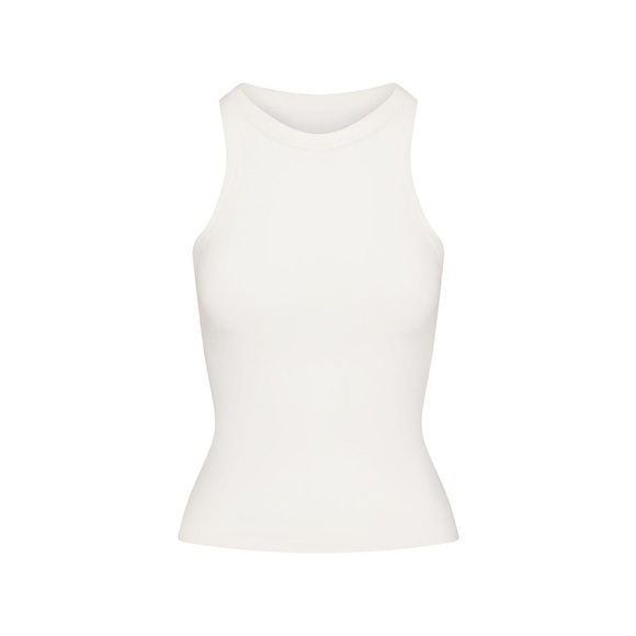 Skims Cotton Jersey Crew Neck Tank - Picture 5 of 6